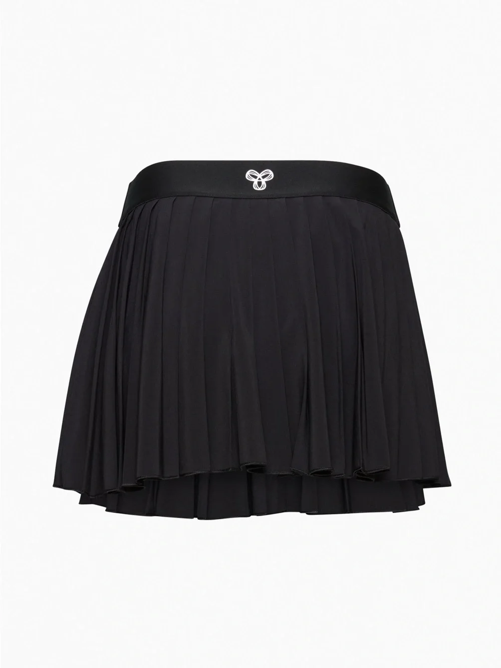 TNA ARITZIA TnaMOVE Tennis Pro Micro Skirt Black Pleated Skirt Logo Waistband XS
